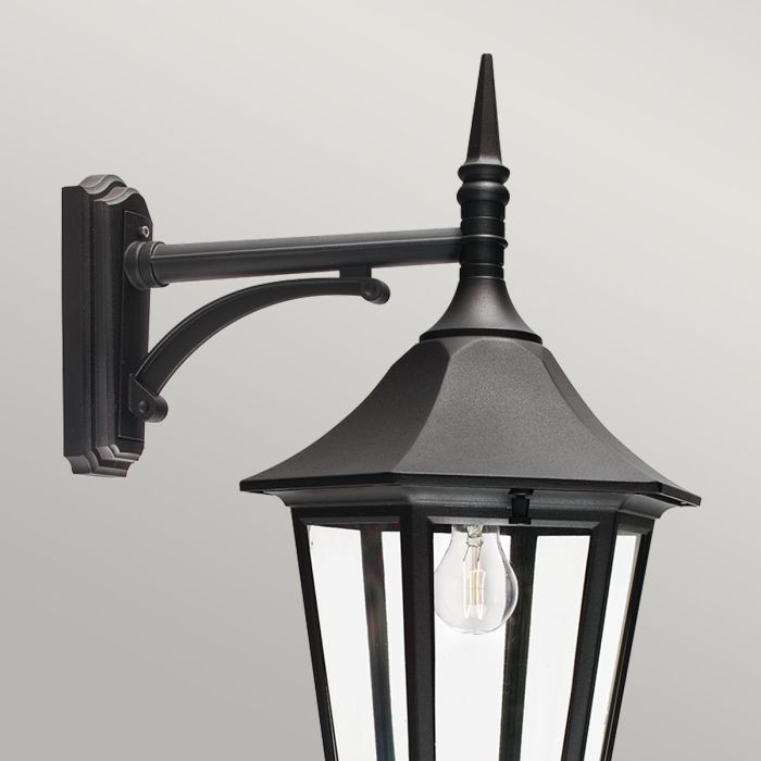 Valencia Grande 1 Light Down Lantern - Black