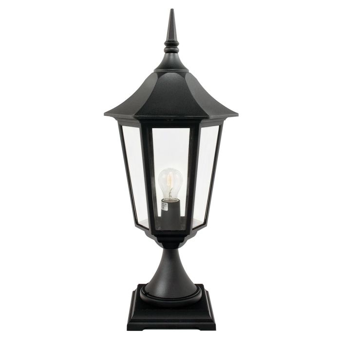 Valencia Grande 1 Light Pedestal - Black