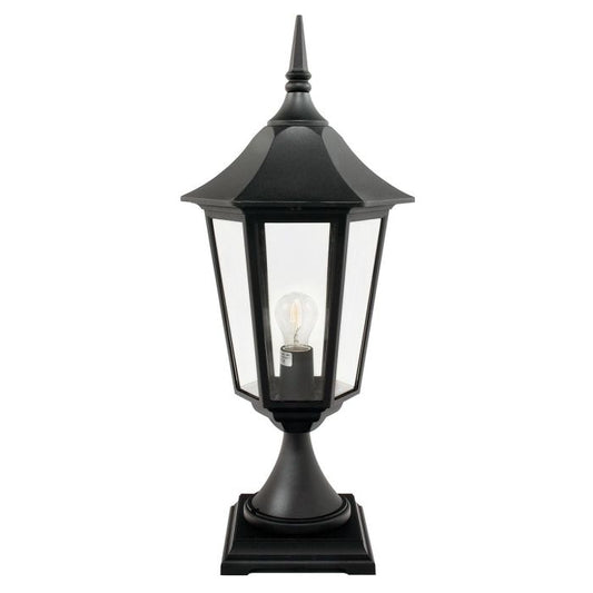 Valencia Grande 1 Light Pedestal - Black