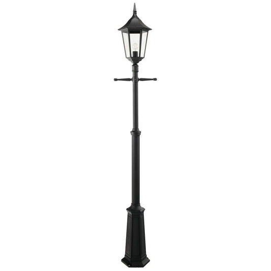 Valencia Grande 1 Light Signal Post - Black