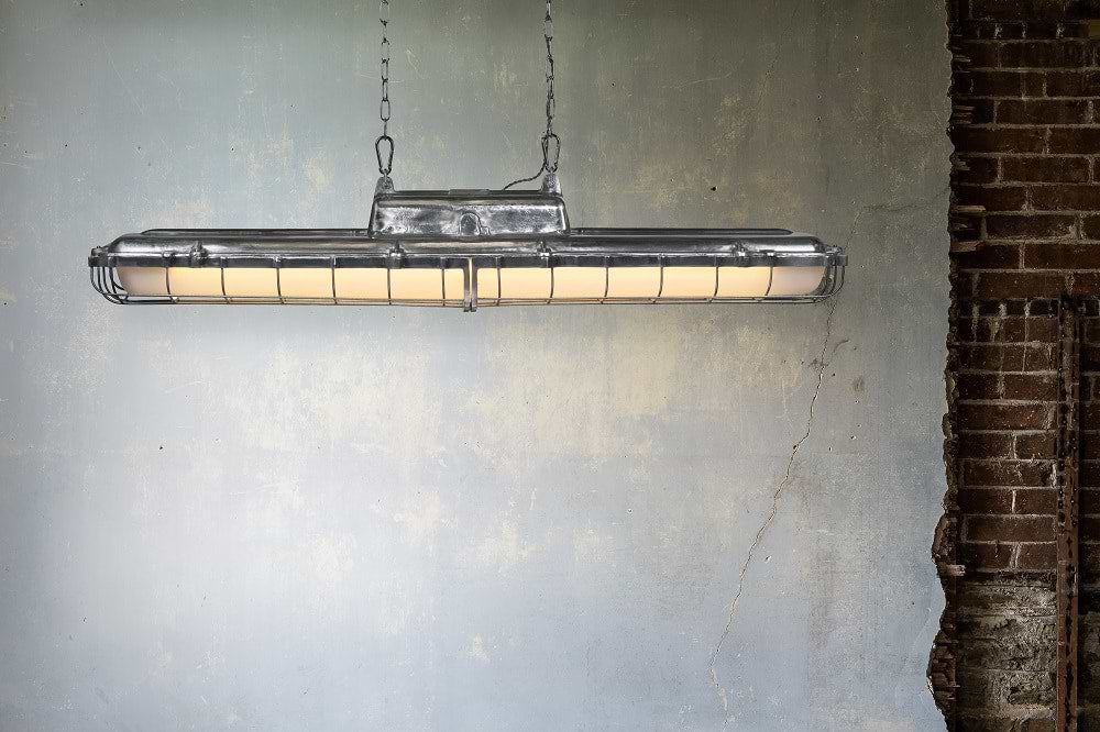 Soho Lighting Warwick Aluminum Industrial Strip Large Pendant Light - The Statement Collection