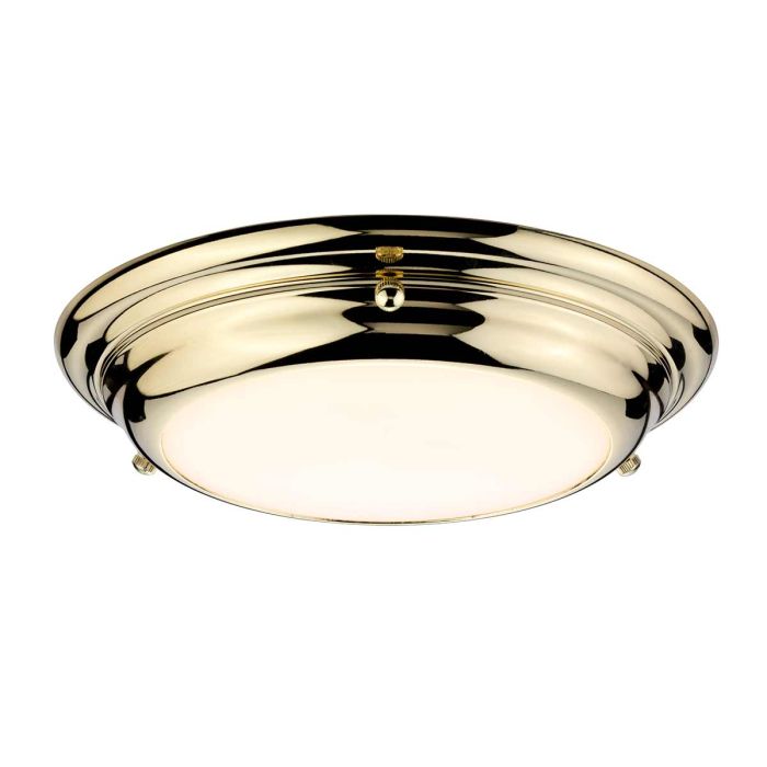 Welland 1 Light Mini LED Flush - Polished Brass