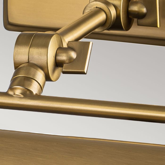 Winchfield 2lt Medium Picture Light - Aged Brass