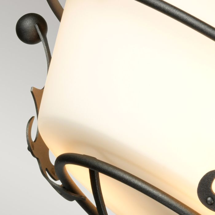 Windsor 3 Light Semi-Flush - Graphite