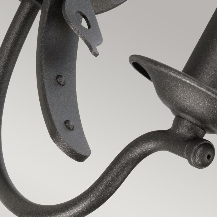 Windsor 1 Light Wall Light - Graphite