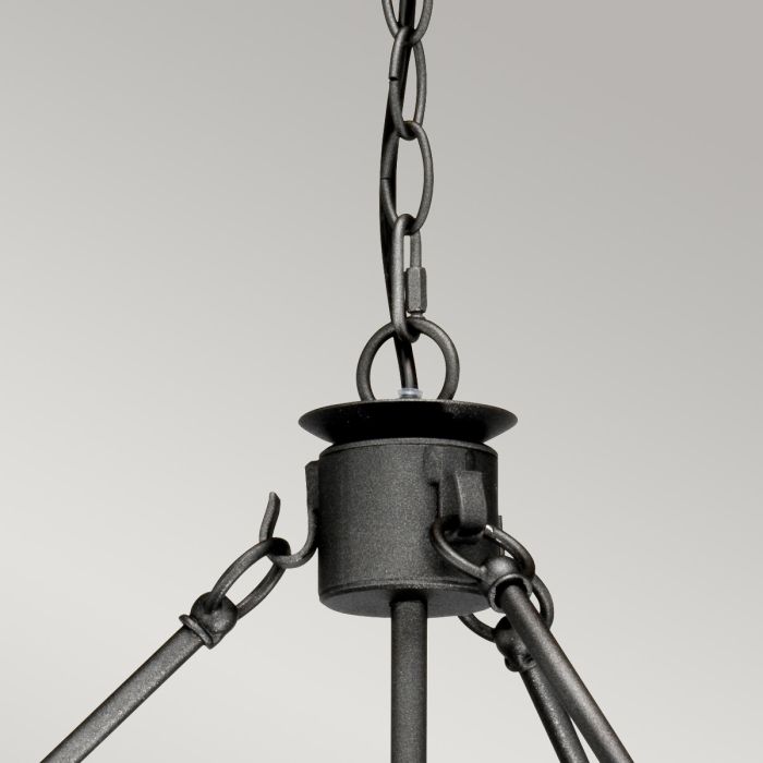 Windsor 12 Light Chandelier - Graphite