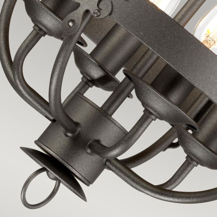 Windsor 4 Light Pendant - Graphite