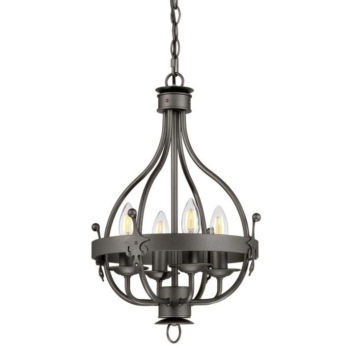 Windsor 4 Light Pendant - Graphite