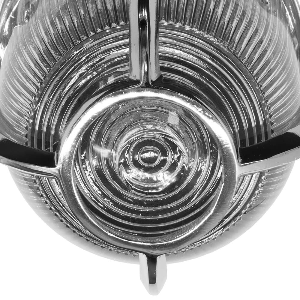 Soho Lighting Hopkin IP65 Outdoor & Bathroom Prismatic Glass Nickel Wall Light