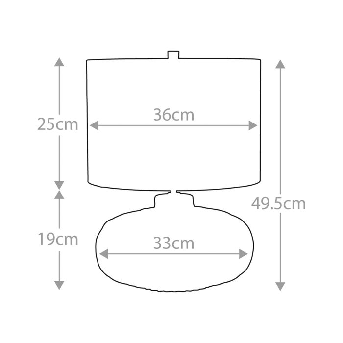 Woodside 1 Light Table Lamp
