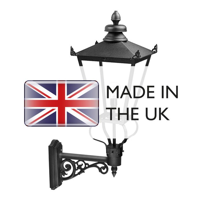 Wilmslow 1 Light Wall Lantern - Black