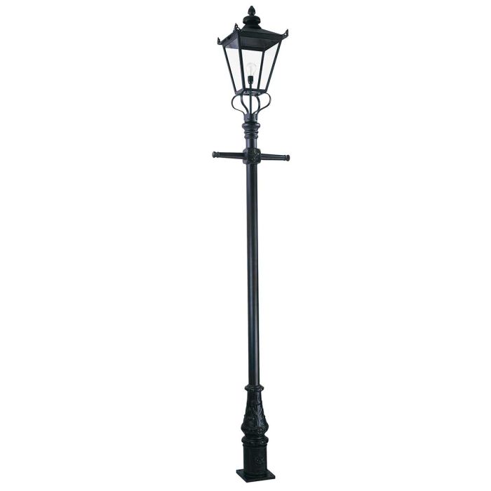 Wilmslow 1 Light Lamp Post - Black