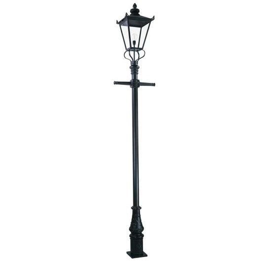 Wilmslow 1 Light Lamp Post - Black