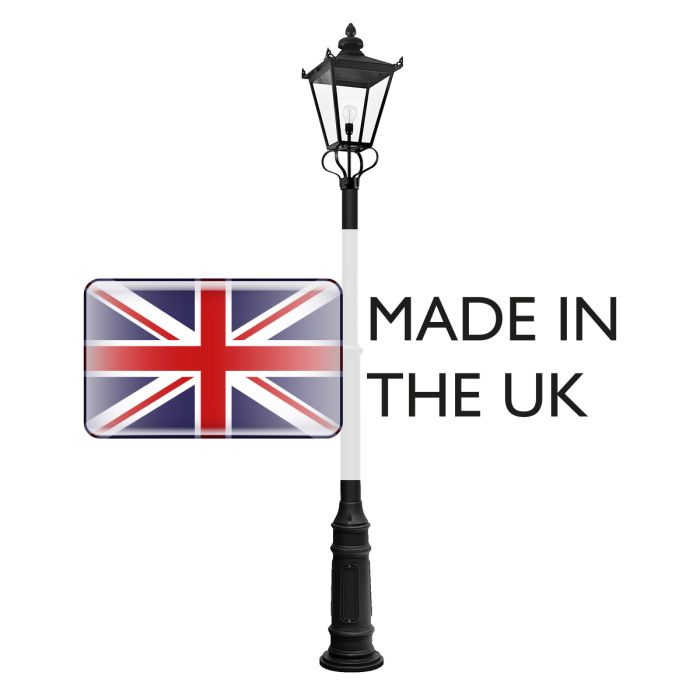 Wilmslow 1 Light Back Lamp Post