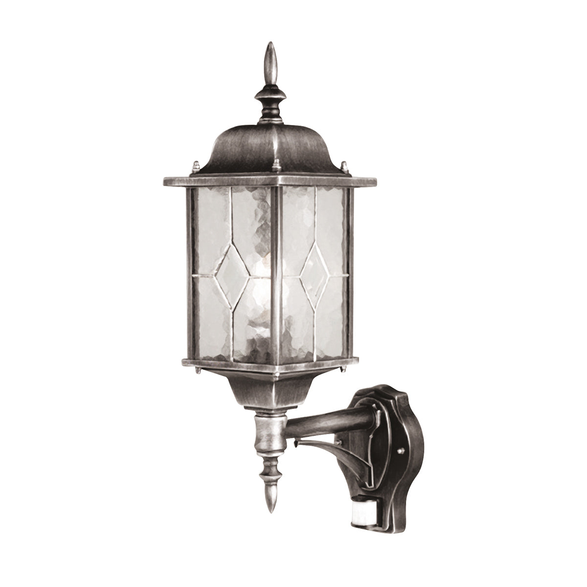 Wexford 1 Light Up Wall Lantern With PIR