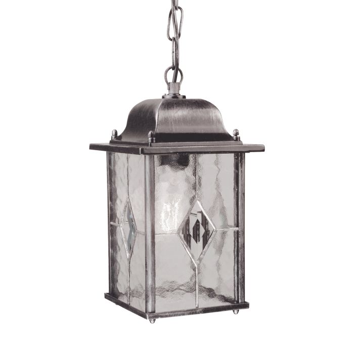 Wexford 1 Light Chain Lantern - Black / Silver