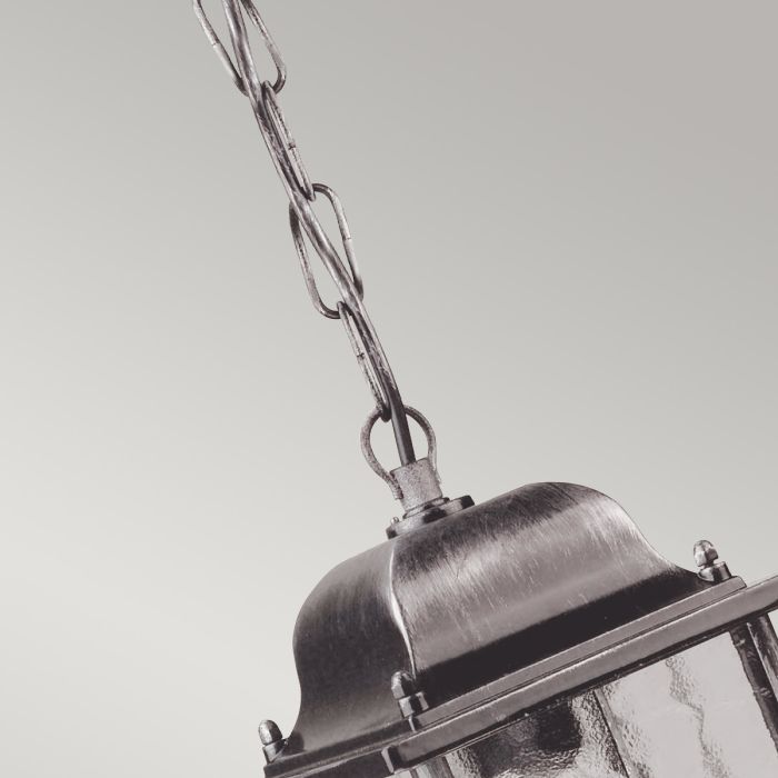 Wexford 1 Light Chain Lantern - Black / Silver
