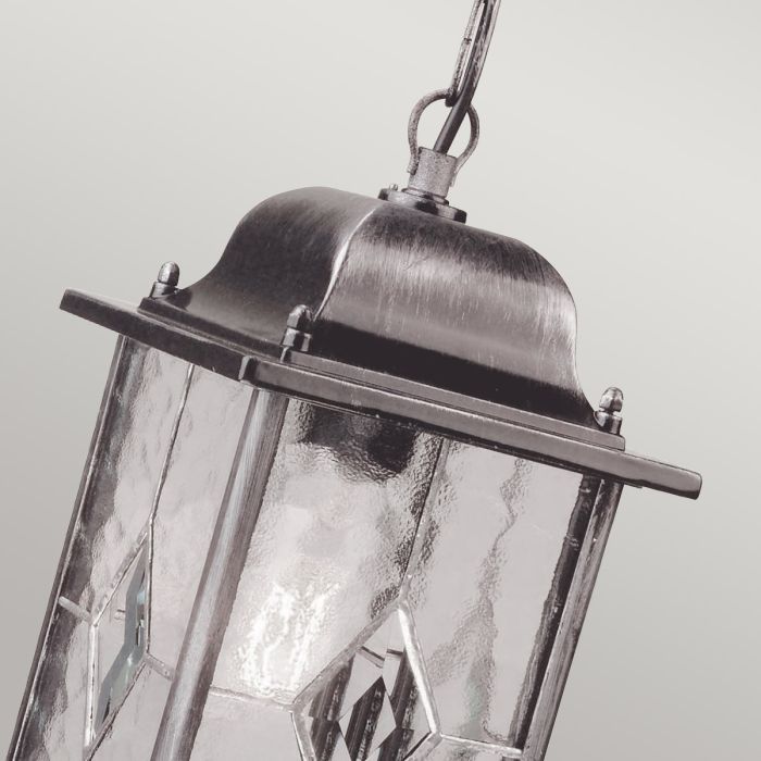 Wexford 1 Light Chain Lantern - Black / Silver