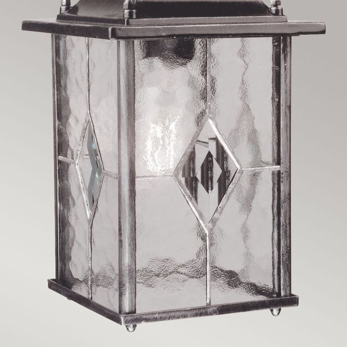 Wexford 1 Light Chain Lantern - Black / Silver
