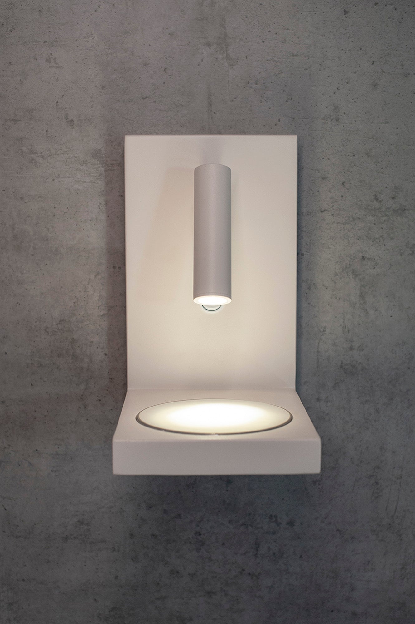 Zanzibar Wall Lamp Switched Globe With Mobile Phone Induction Charger, 6W LED, 3000K, 470lm, Sand White, 3yrs Warranty by Mantra