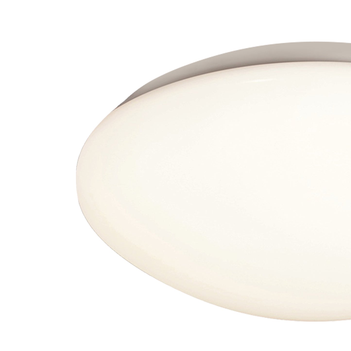 Zero Flush Ceiling/Wall 18W LED Medium 3000K, 1800lm, White Acrylic, 3yrs Warranty by Mantra