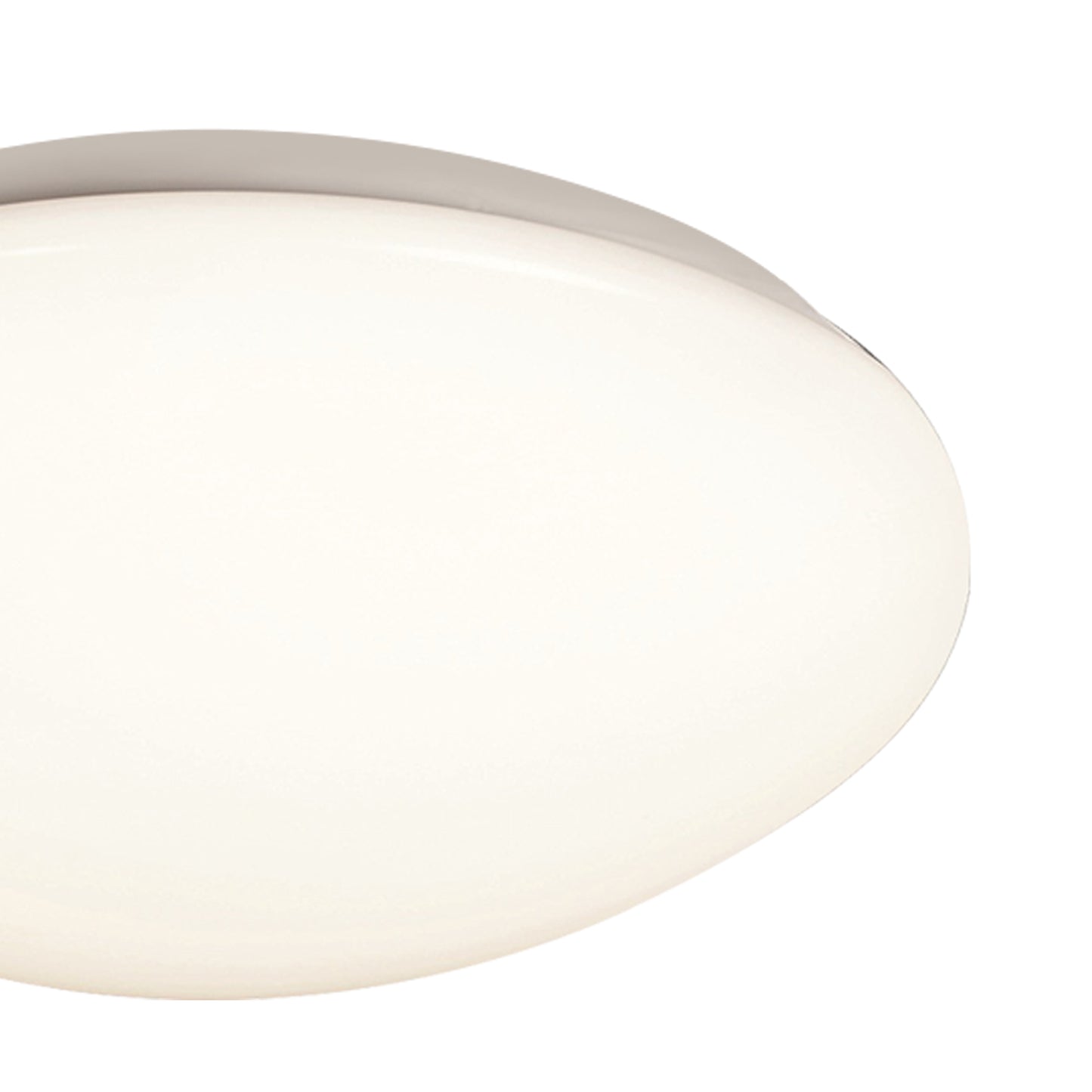 Zero Flush Ceiling/Wall 18W LED Medium 3000K, 1800lm, White Acrylic, 3yrs Warranty by Mantra