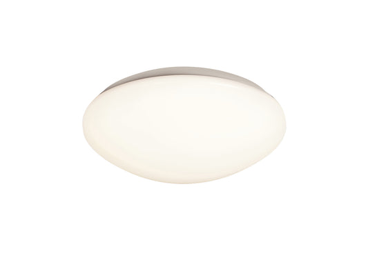 Zero Flush Ceiling/Wall 18W LED Medium 3000K, 1800lm, White Acrylic, 3yrs Warranty by Mantra