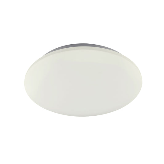 Zero II Flush 33cm Round 24W LED 3000K, 1600lm, White, 3yrs Warranty by Mantra