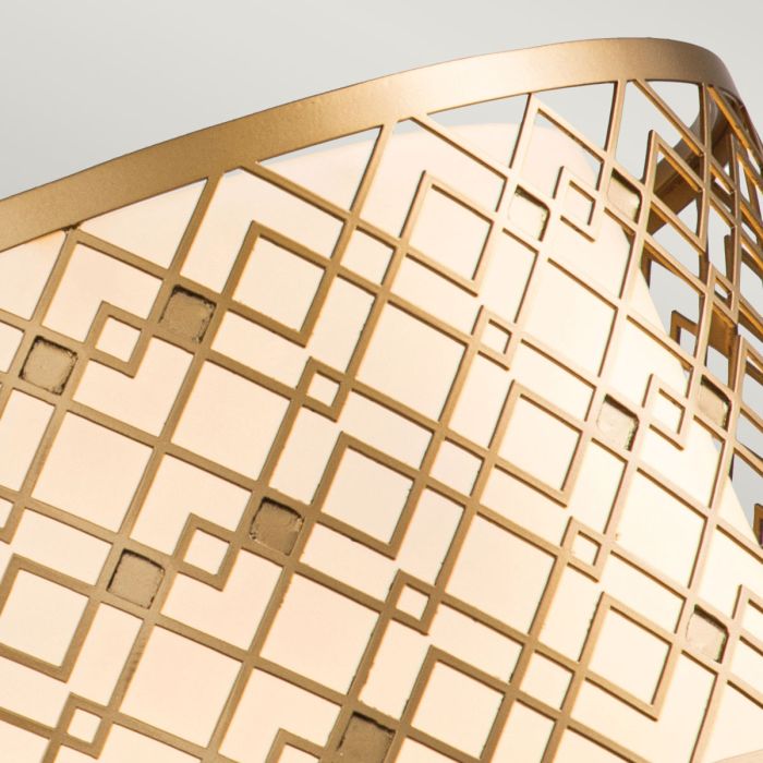 Ziggy 2lt Medium Pendant - Lacquered Gold