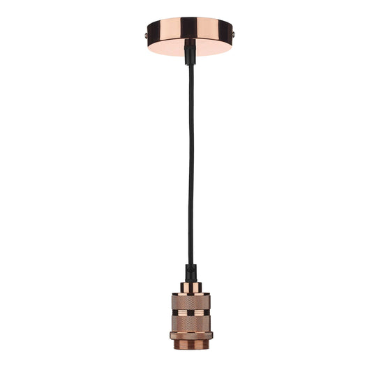 dar lighting 1 Light E27 Decorative Suspension Copper SP8664