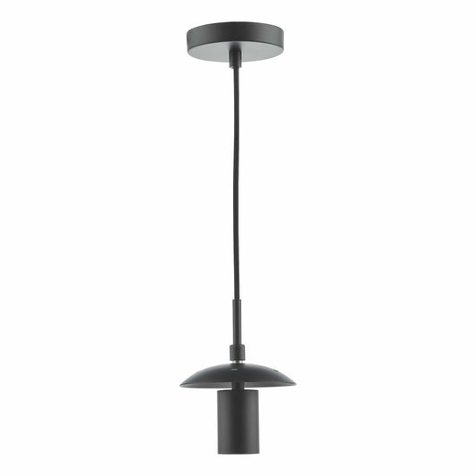 dar lighting 1 Light Matt Black E27 Suspension SP72