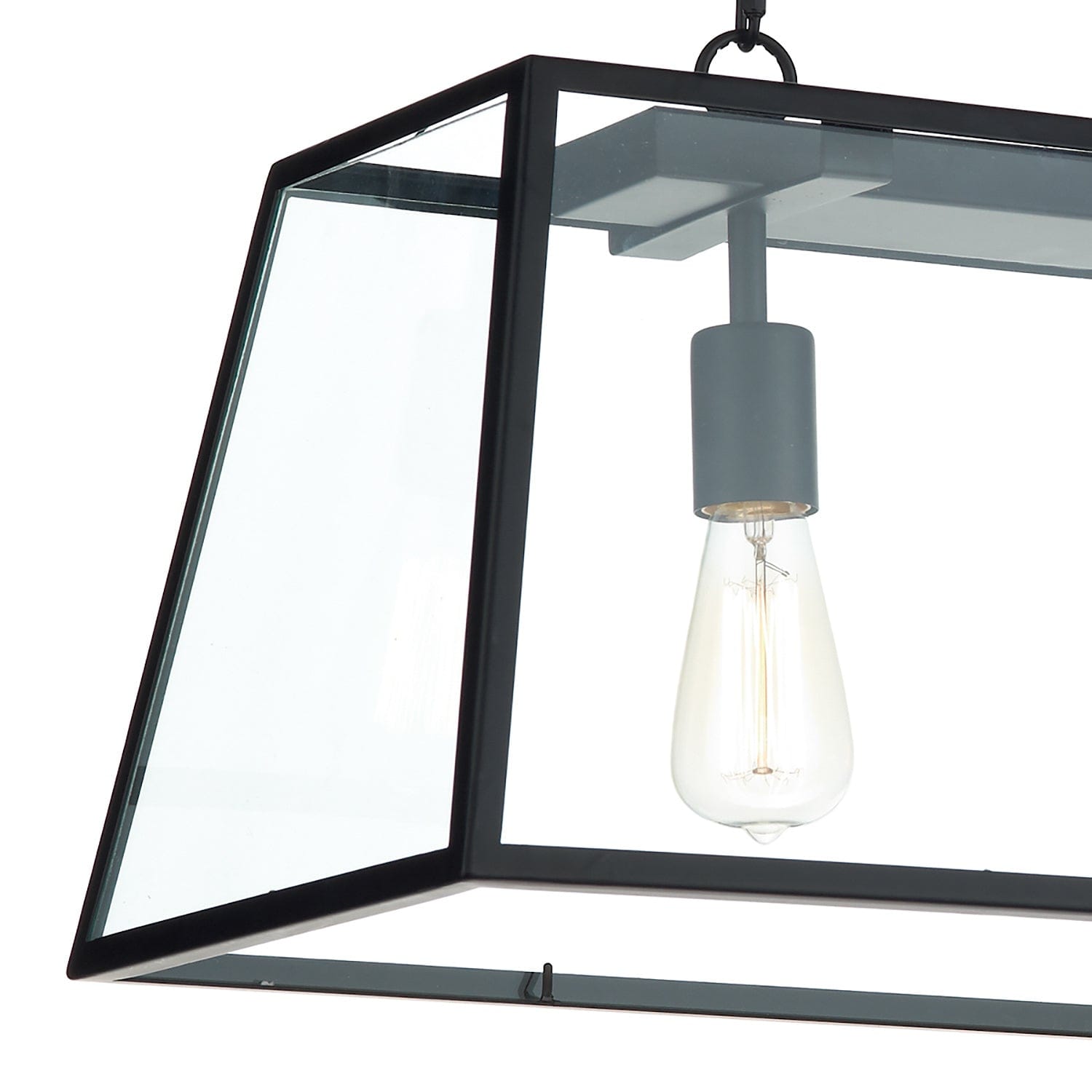 dar lighting Academy 3 Light Pendant Black ACA0322