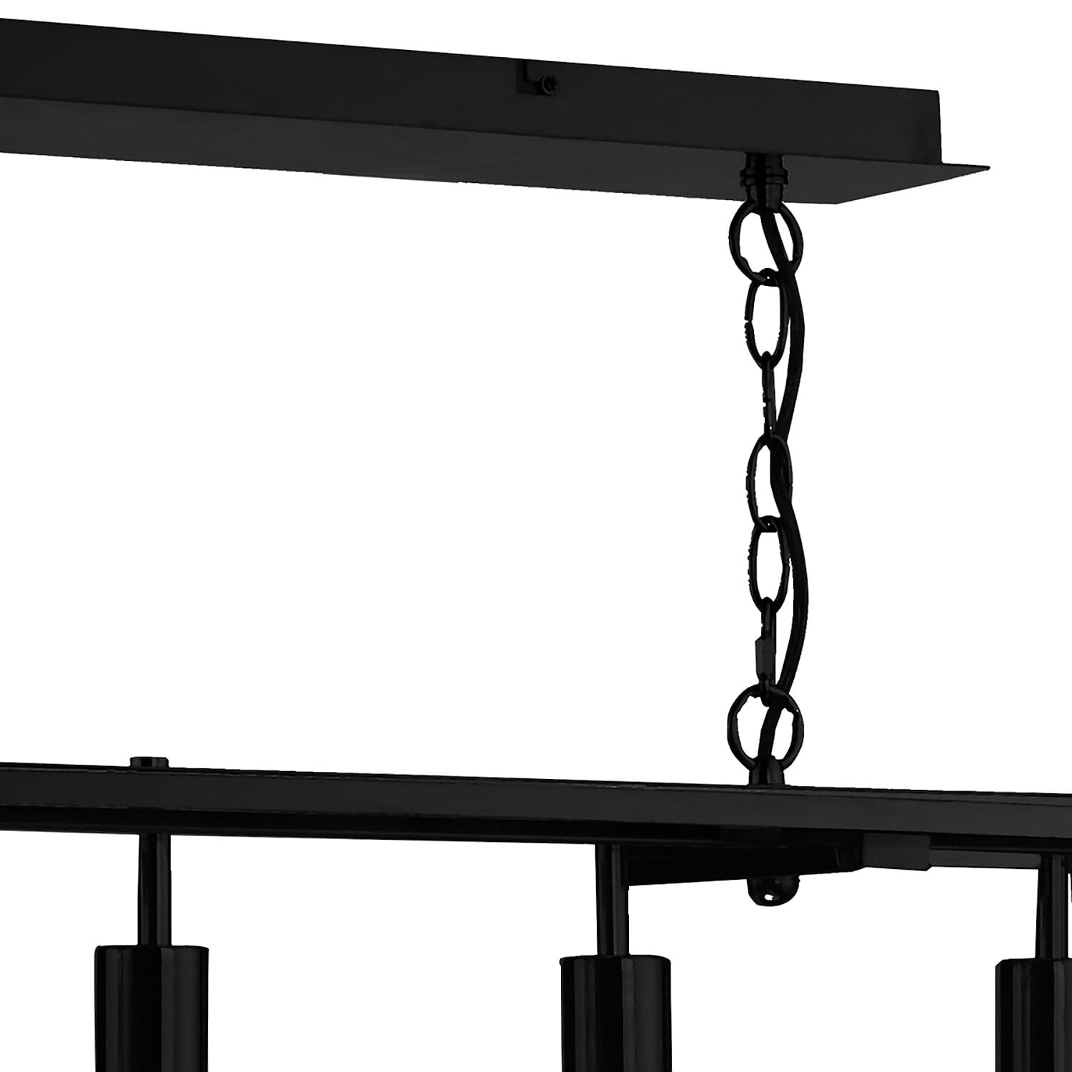 dar lighting Academy 5 Light Pendant Black ACA0522
