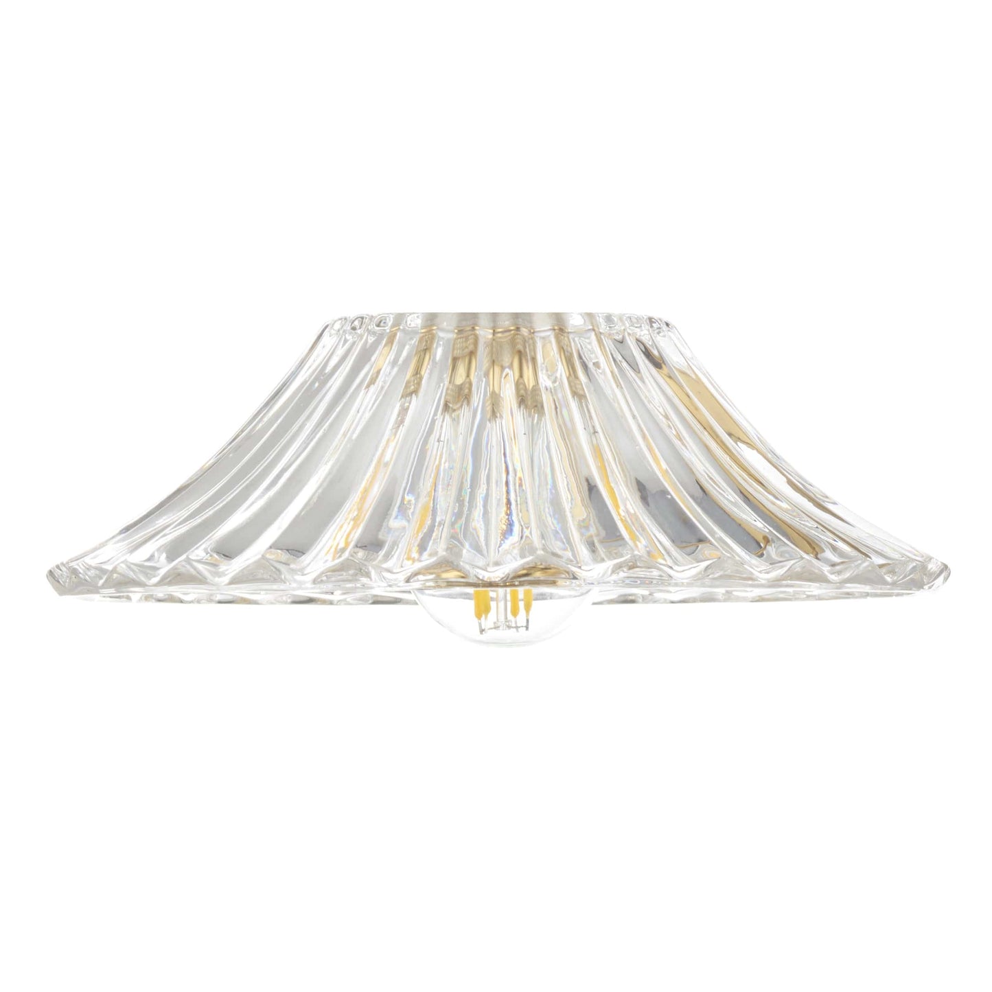 dar lighting Accessory Easy Fit Clear Flared Glass Shade ACC864