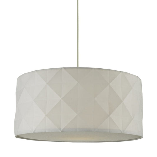 dar lighting Aisha Faceted Easy Fit Shade White AIS652