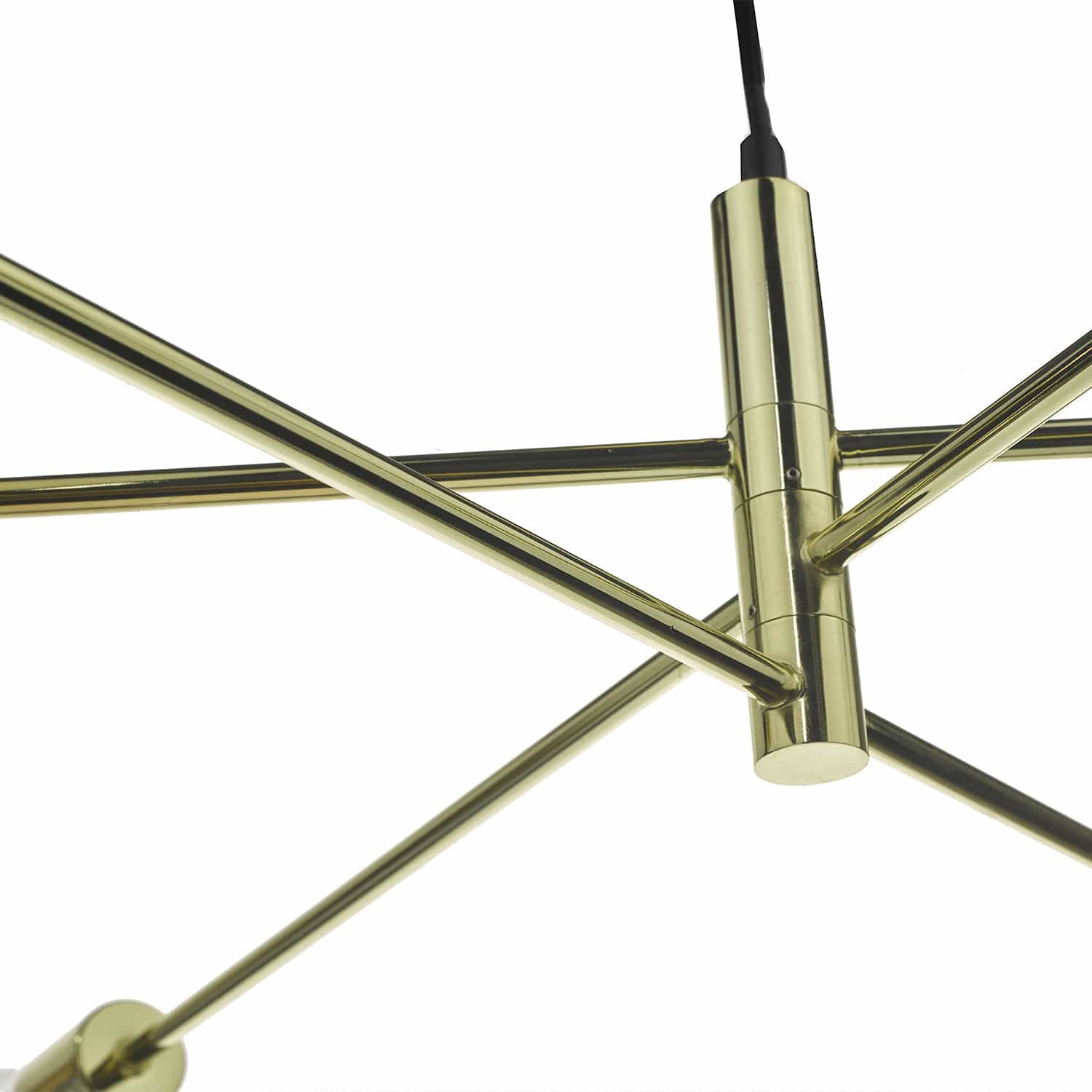 dar lighting Alana 6 Light Pendant Polished Gold ALA0635