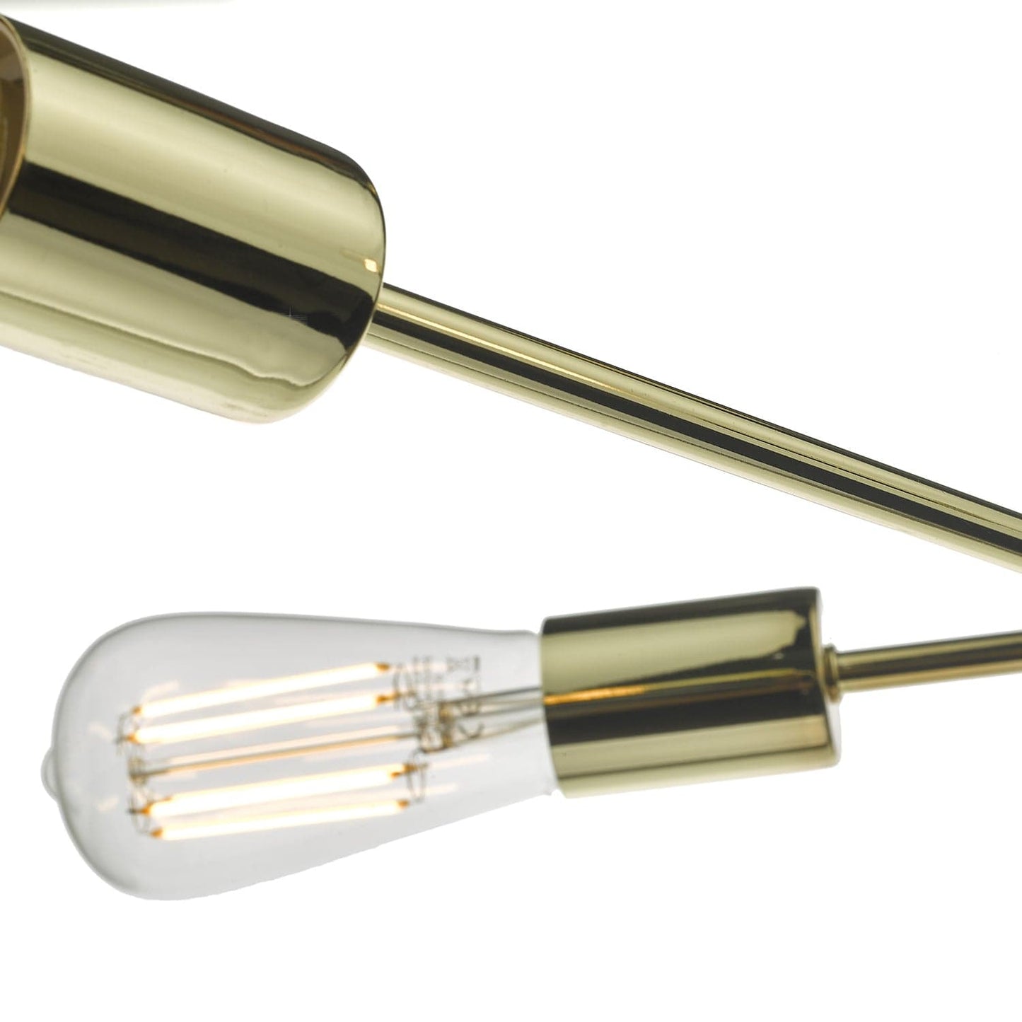 dar lighting Alana 6 Light Pendant Polished Gold ALA0635