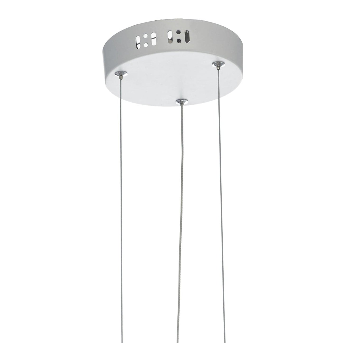 dar lighting Alonsa Pendant Small White LED ALO012