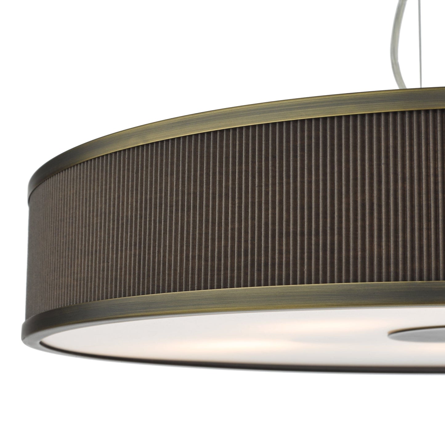 dar lighting Alvaro 6 Light Single Pendant Antique Bronze Mushroom ALV1739