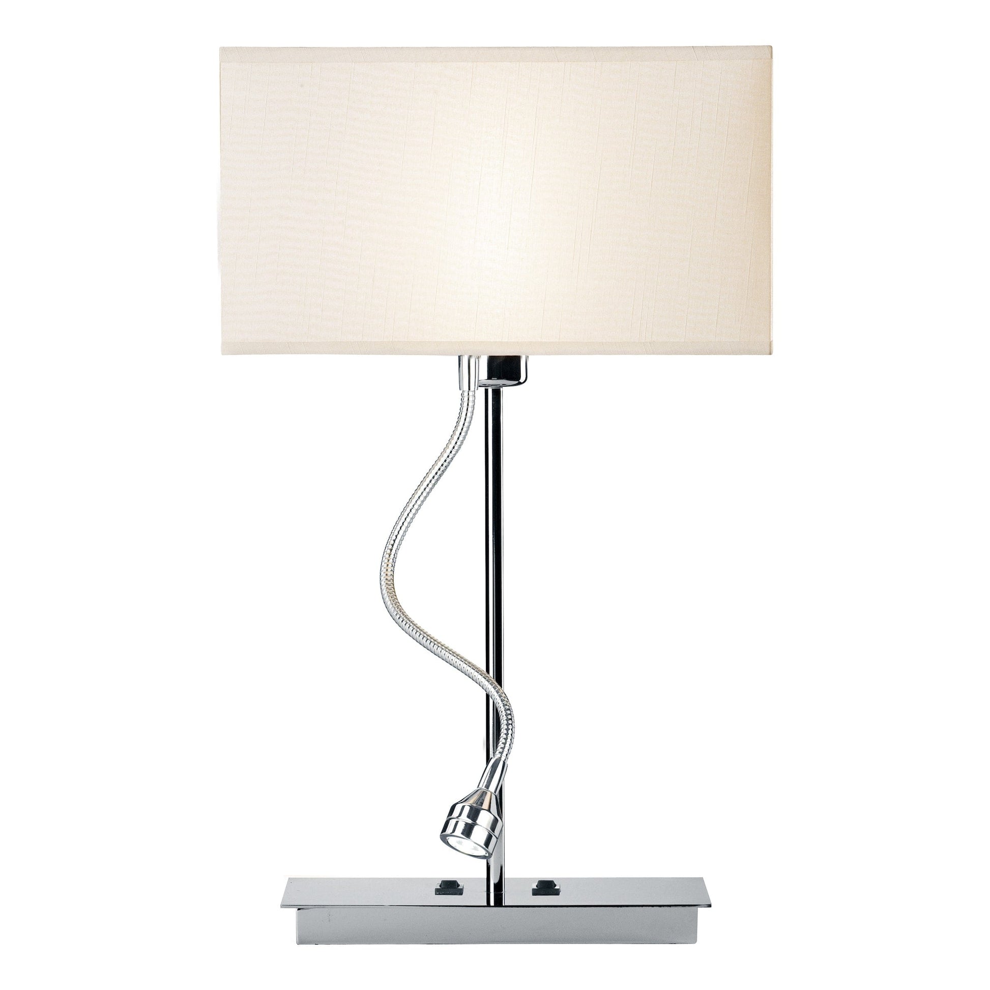 dar lighting Amalfi Table Lamp Polished Chrome LED Base Only AMA4050