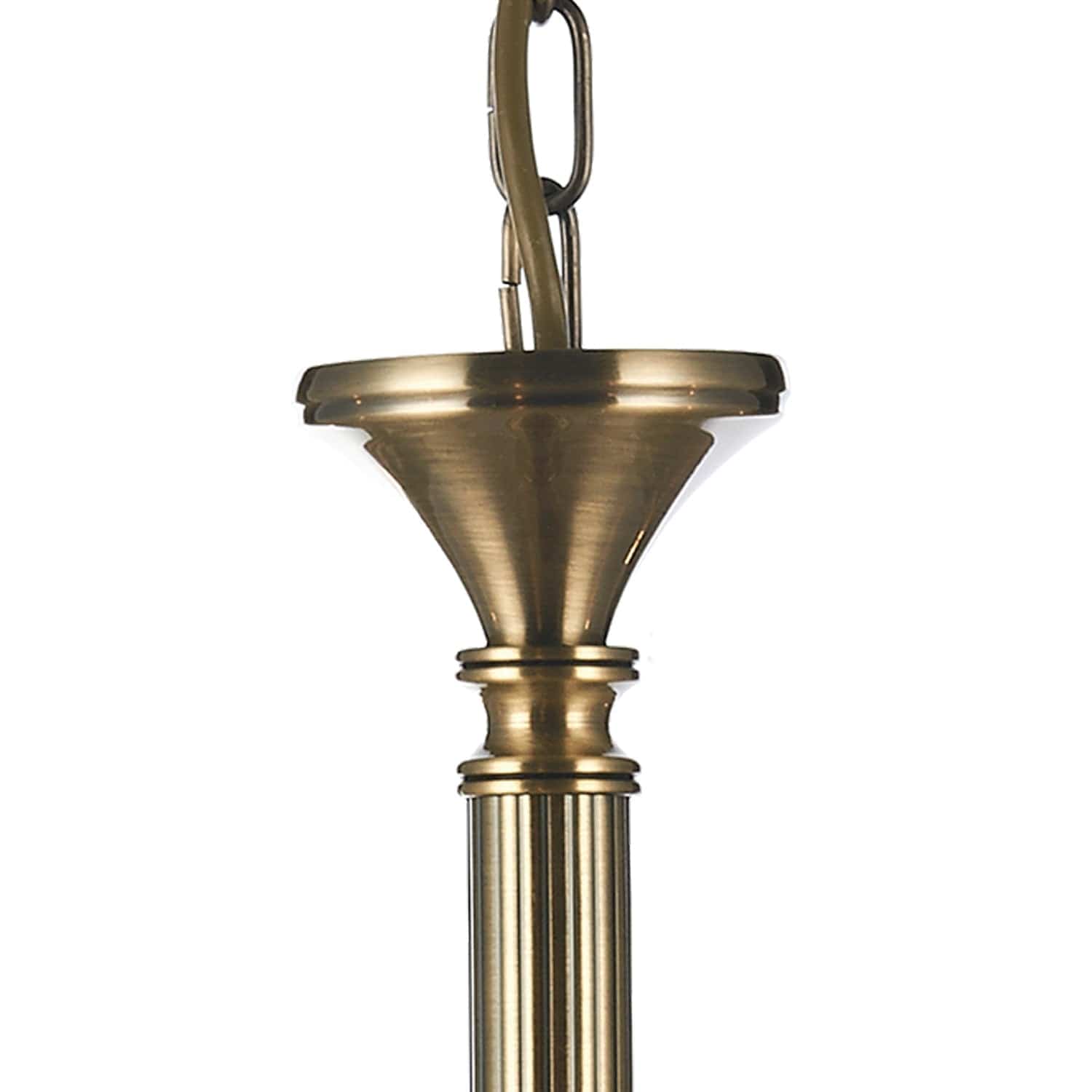 dar lighting Ambassador 8 Light Dual Mount Pendant Antique Brass AMB0875