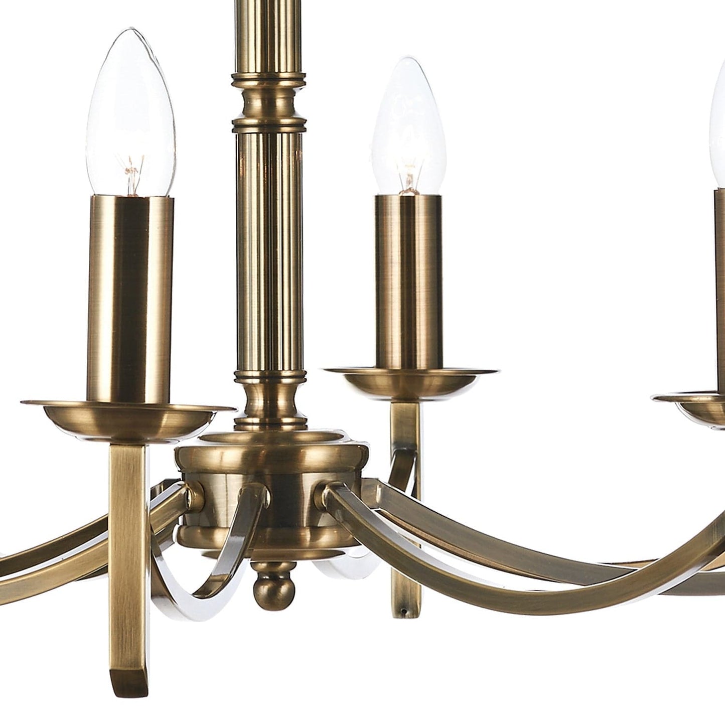 dar lighting Ambassador 8 Light Dual Mount Pendant Antique Brass AMB0875