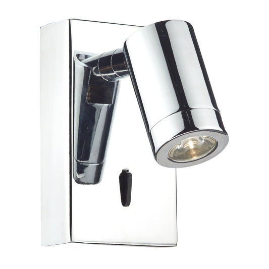 dar lighting Anvil Wall Bracket Polished Chrome LED ANV7150