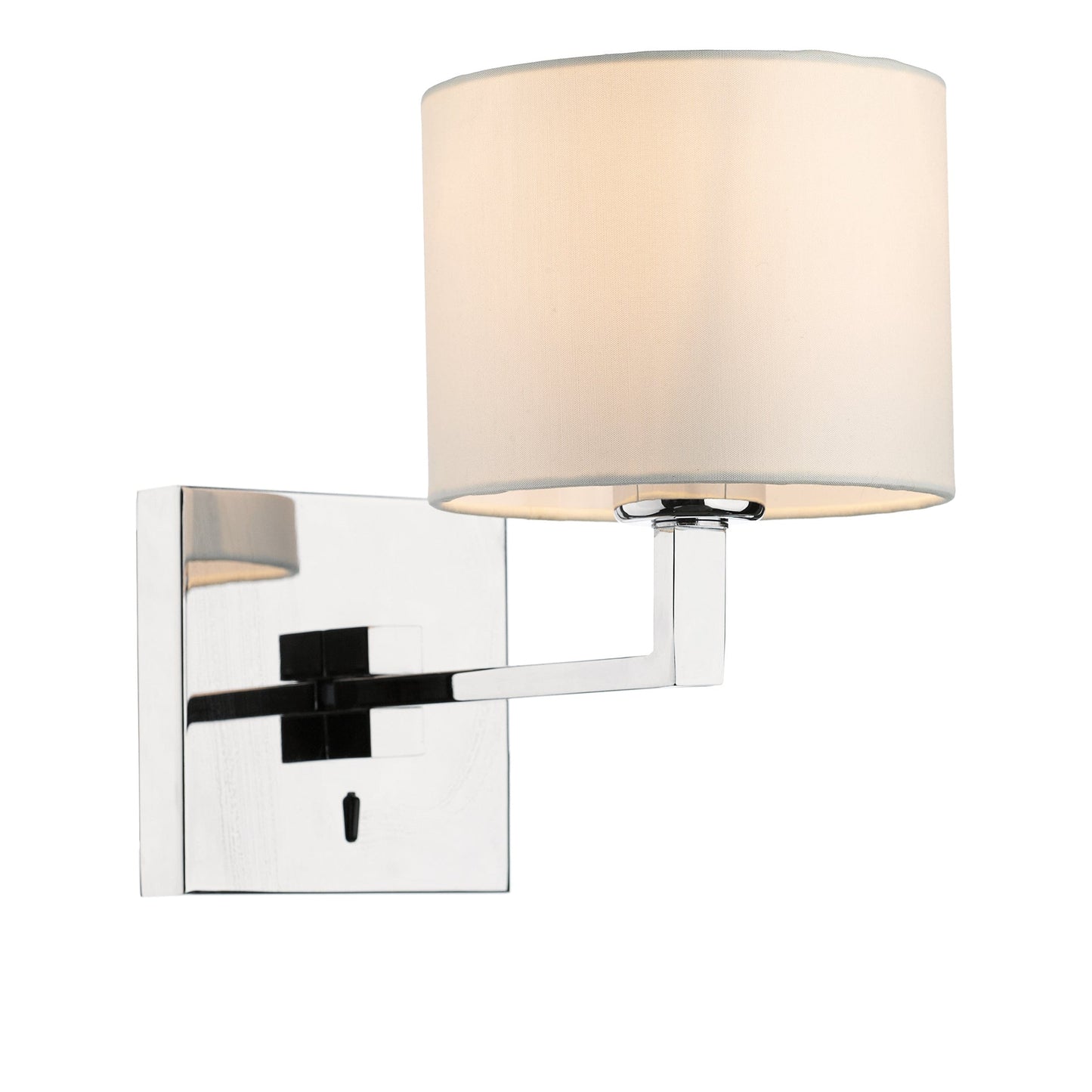 dar lighting Anvil Wall Light Polished Chrome Bracket Only ANV0750F