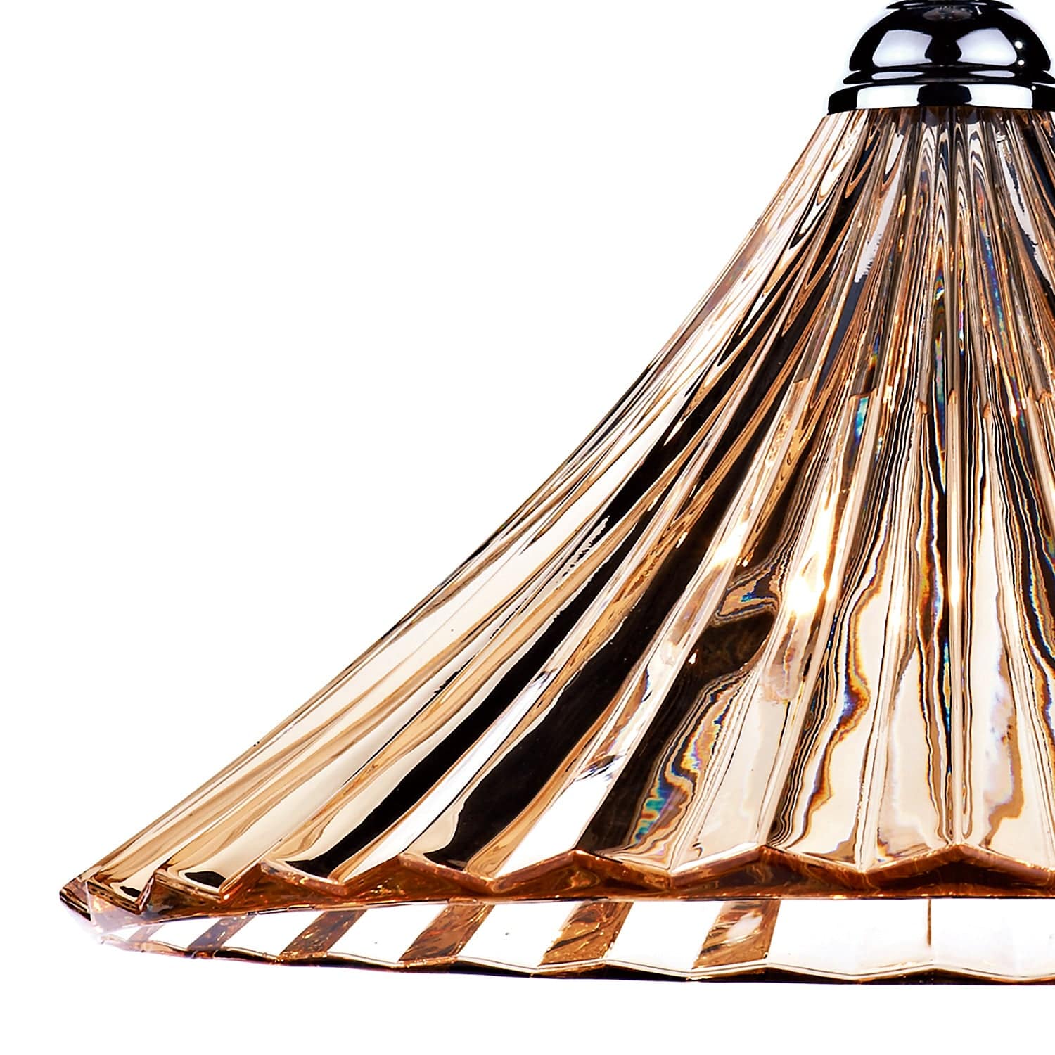 dar lighting Ardeche 1 Light Large Pendant Amber Glass & Antique Brass ARD866