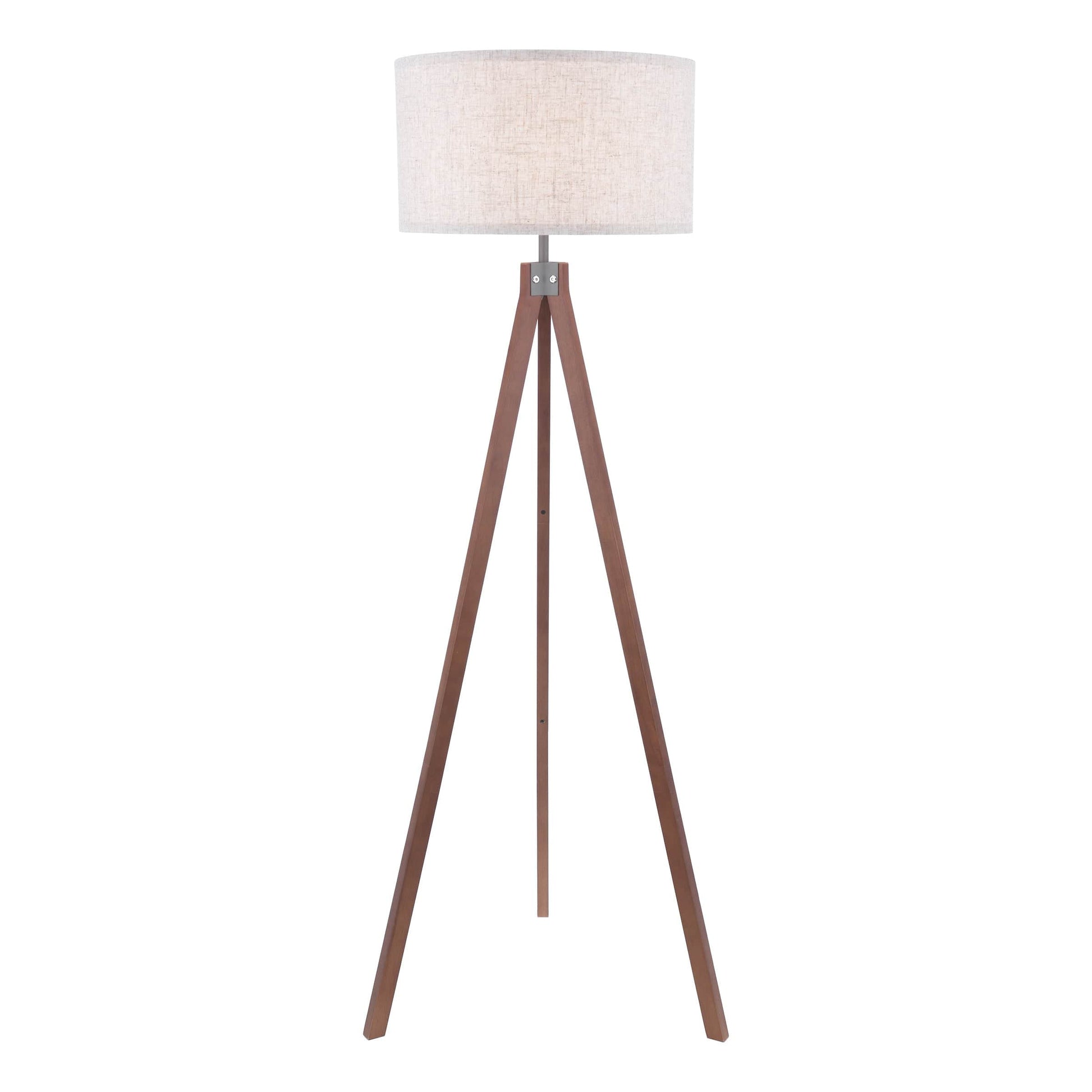 dar lighting Armitage Tripod Floor Lamp Dark Wood With Shade ARM4947