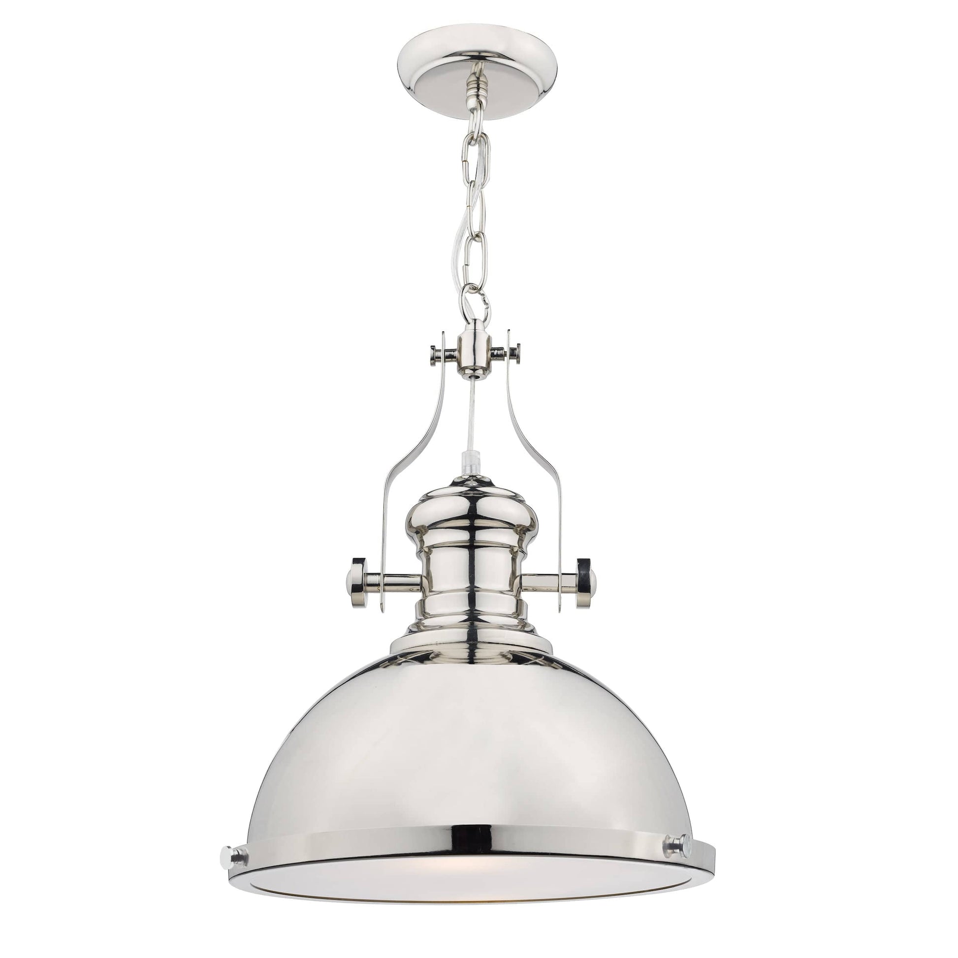 dar lighting Arona 1 Light Pendant Polished Chrome ARO0138