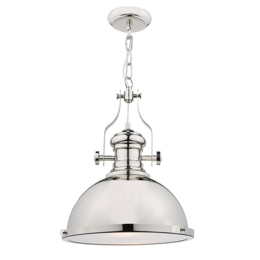 dar lighting Arona 1 Light Pendant Polished Chrome ARO0138