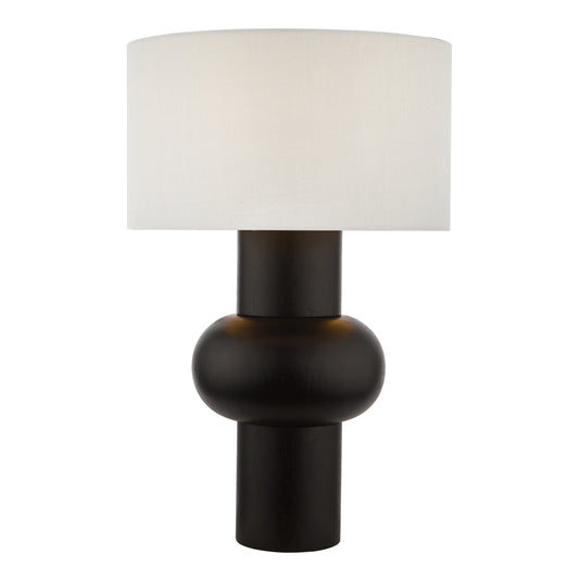 dar lighting Arran Table Lamp Black Base Only ARR4222