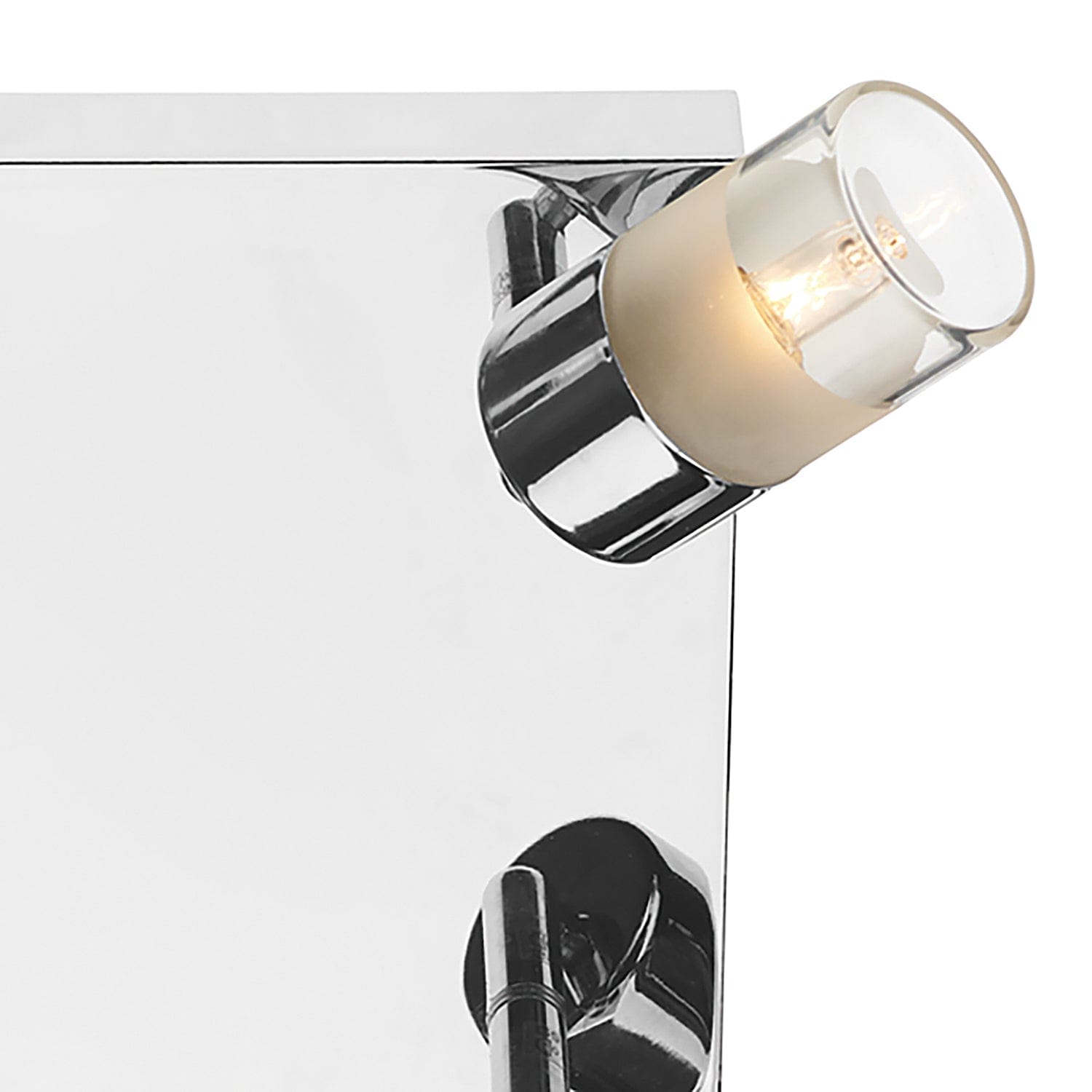 dar lighting Artemis Bathroom 4 Light Spotlight Polished Chrome Glass IP44 ART8550